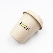 Anhui EVEN Factory Vente en gros 100% biodégradable à la canne à sucre en bagasse tasses à café avec couvercle
